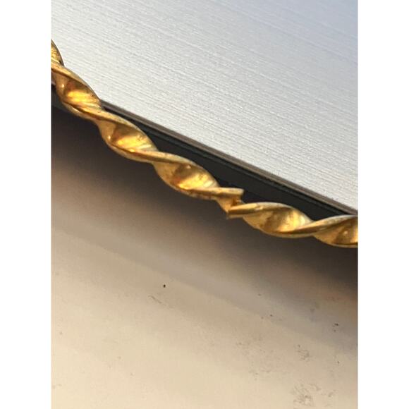 Two Brass Twisted Curved Around 2.75" Bangle Bracelets! - Picture 7 of 10